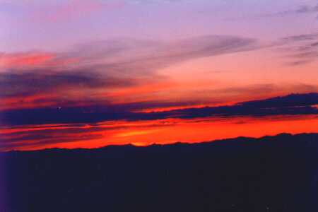 Sunrise on Top of the World Highway