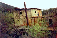 Gold Dredge Along Top of the World Highway