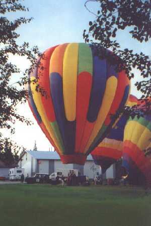 Balloon Righting itself